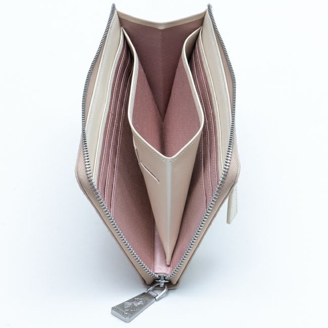 SHiME FLOWER コリーナレース L字ファスナー長財布 商品｜THE BAGMANIA