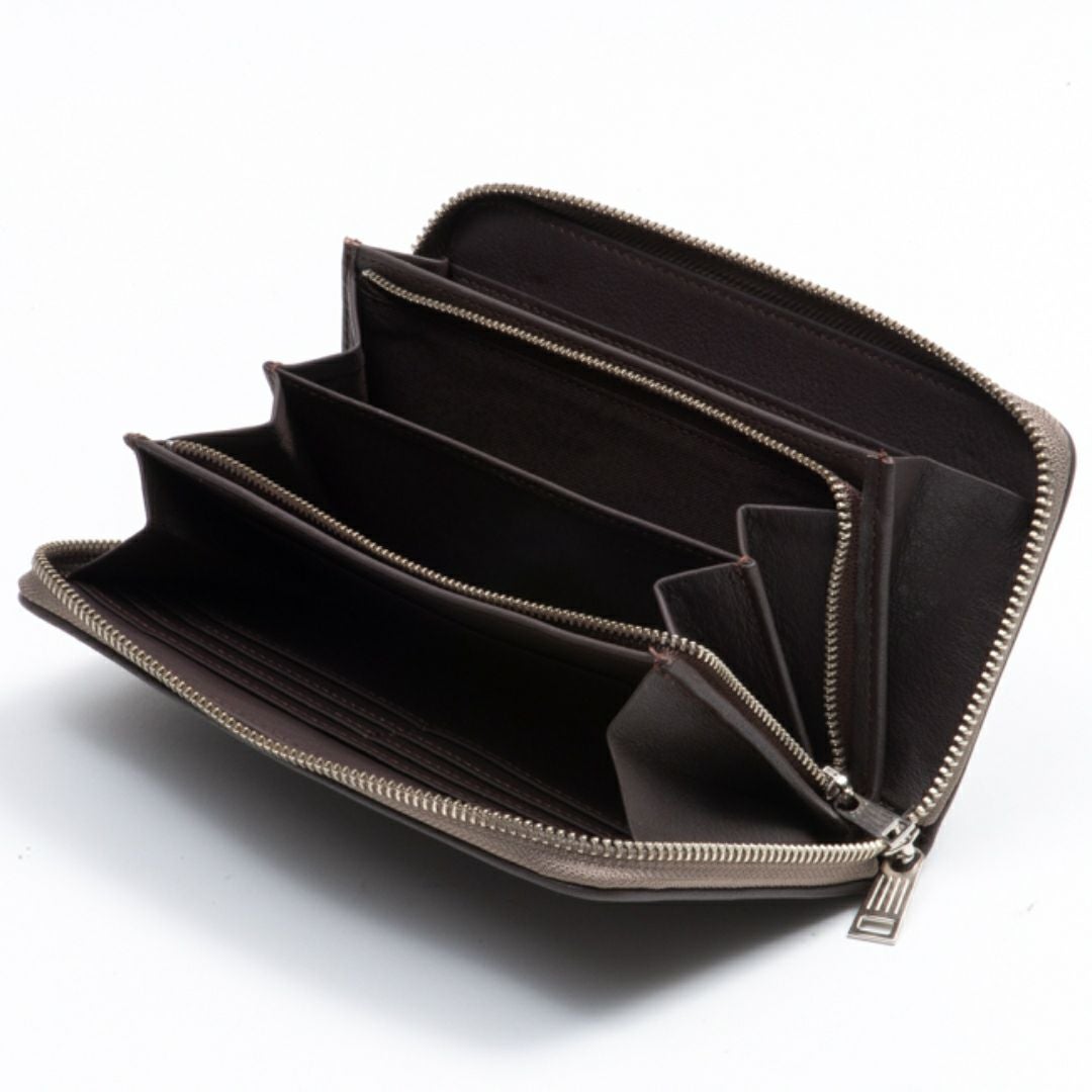 MARGARET HOWELL idea バウンドエッジ ラウンドファスナー長財布 商品