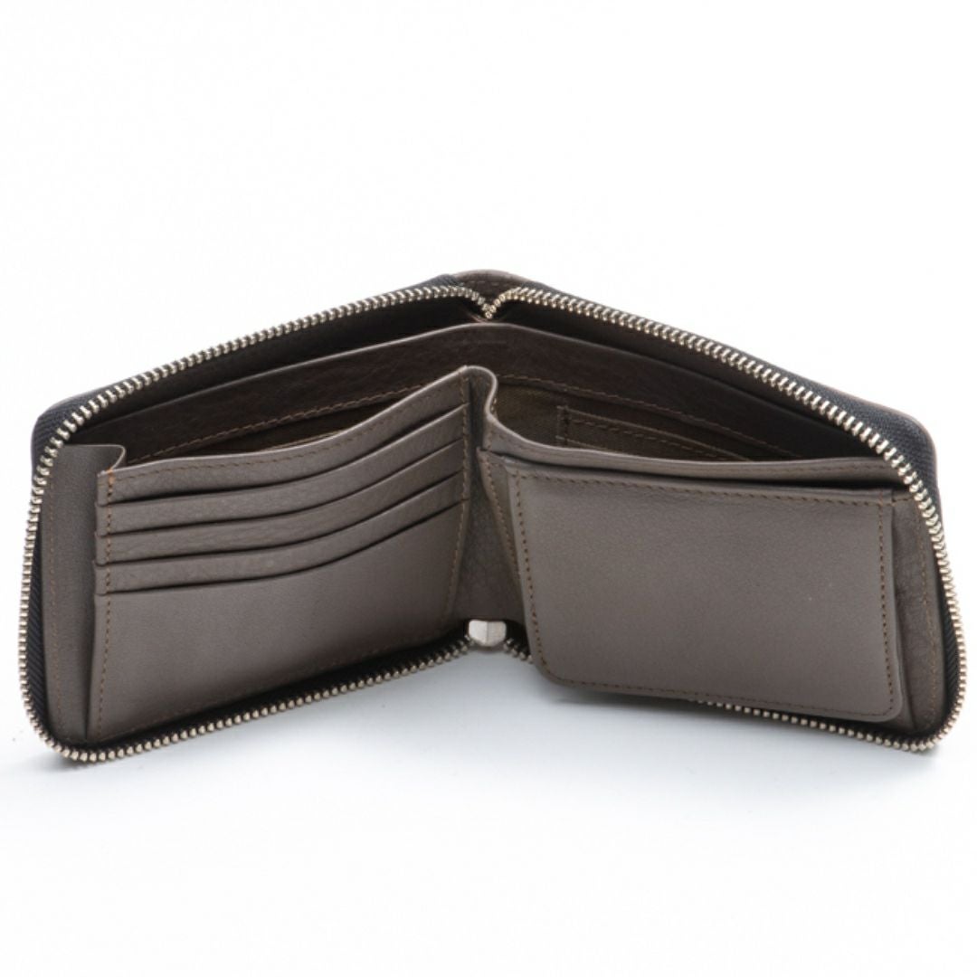 MARGARET HOWELL idea バウンドエッジ ラウンドファスナー折り財布