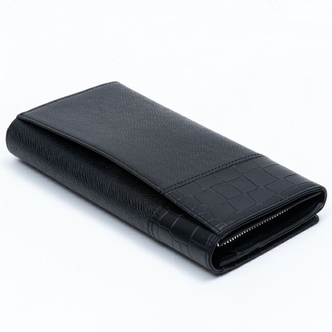 PATRICK COX エンボスレザーコンビネーション 長財布 商品｜THE BAGMANIA
