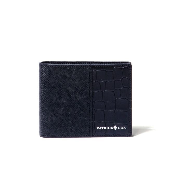 PATRICK COX エンボスレザーコンビネーション 小銭入れ付き折り財布