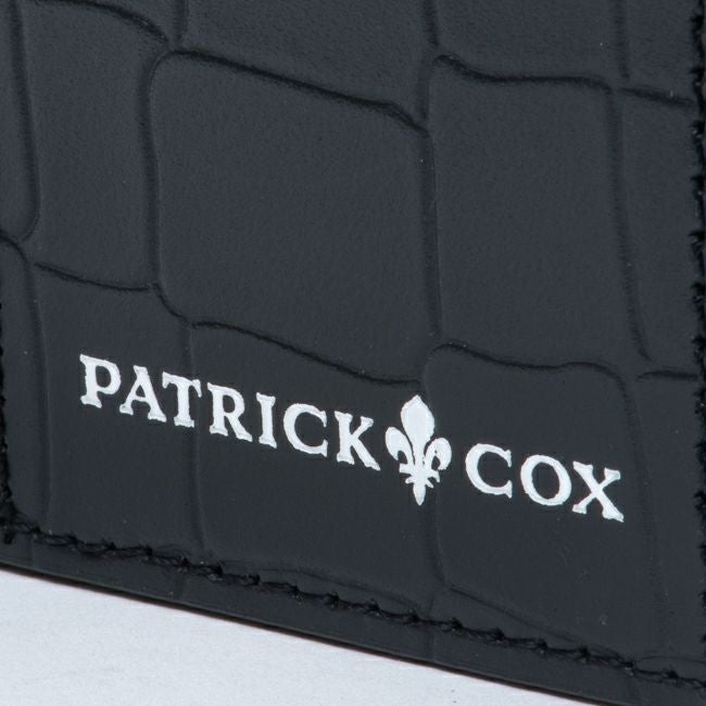PATRICK COX エンボスレザーコンビネーション 小銭入れ付き折り財布(中)