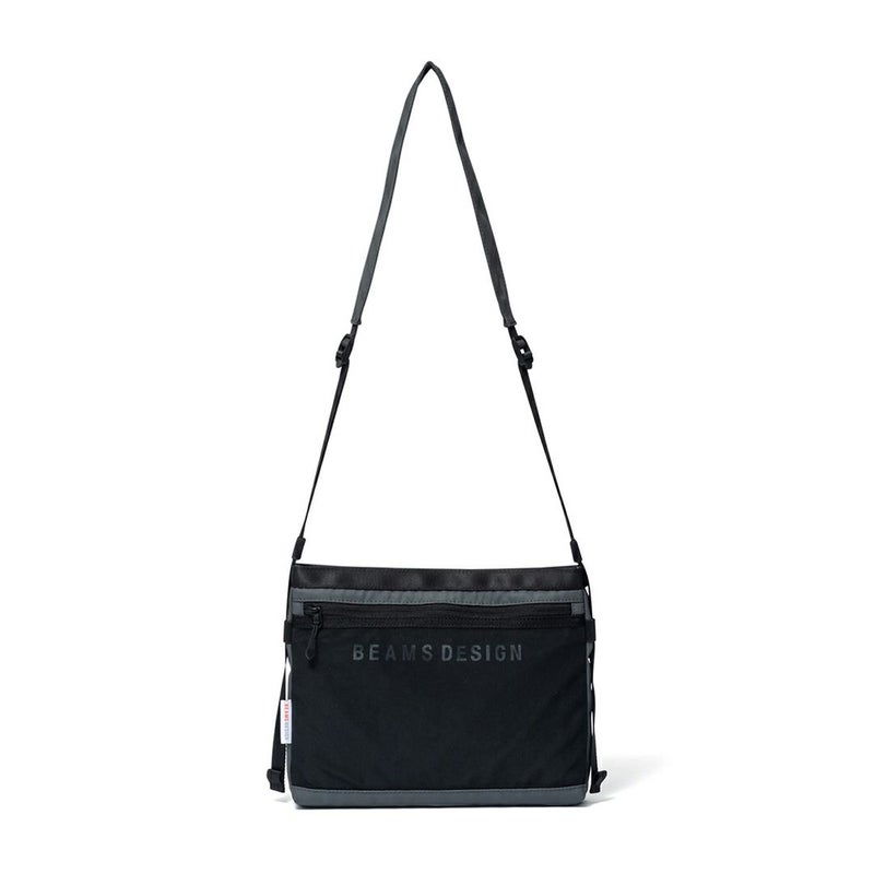 BEAMS DESIGN ELASTIC MESH ショルダーバッグ【BMMH0BS1】 グレー