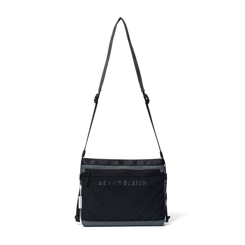 BEAMS DESIGNE LASTIC MESH ショルダーバッグ【BMMH0BS1】 グレー