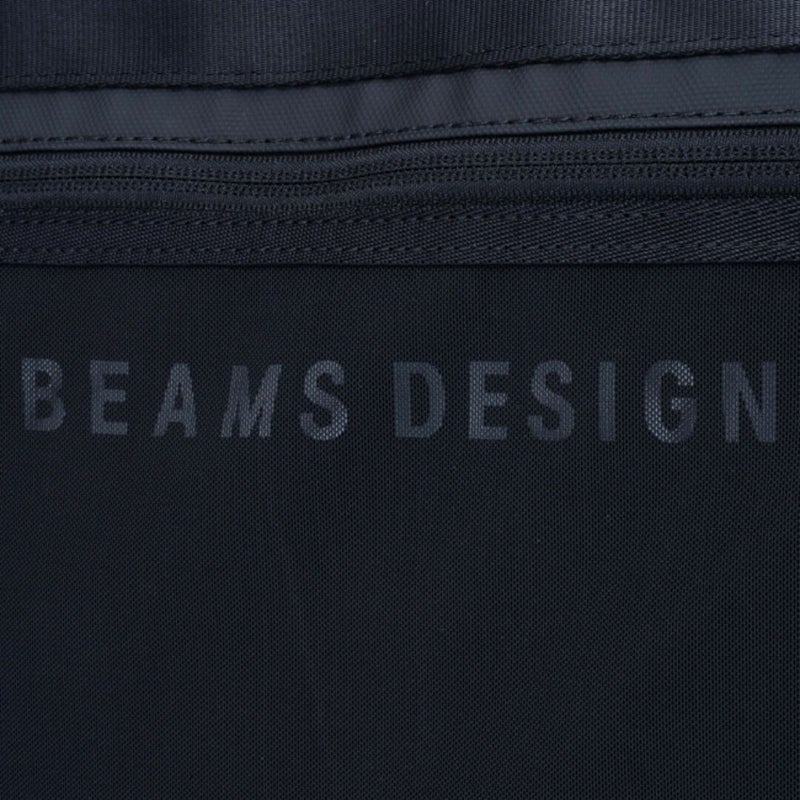 BEAMS DESIGN ELASTIC MESH ショルダーバッグ【BMMH0BS1】 ブラック