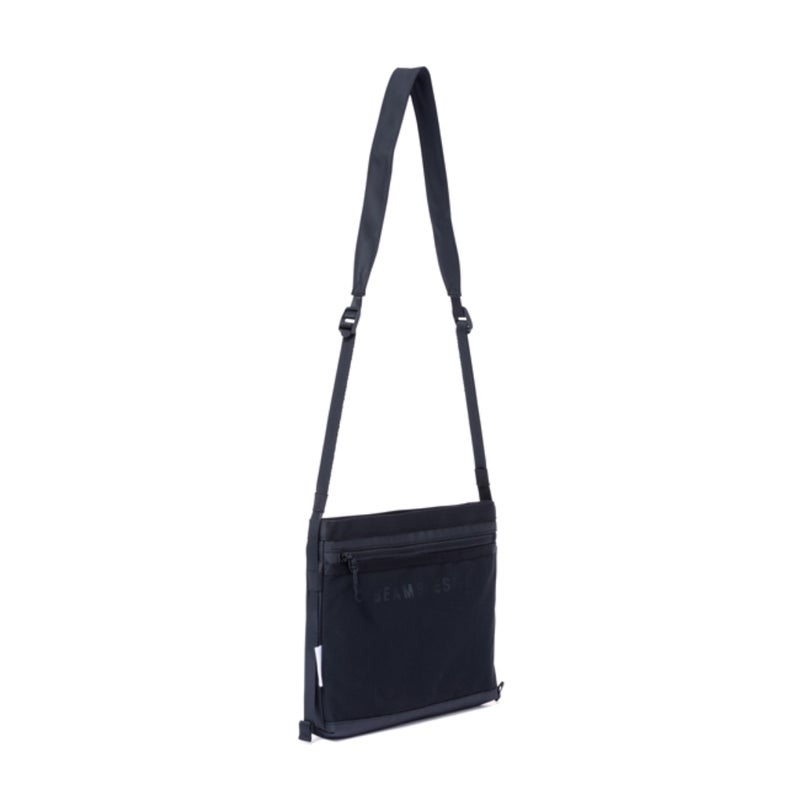 BEAMS DESIGNE LASTIC MESH ショルダーバッグ【BMMH0BS1】 ブラック