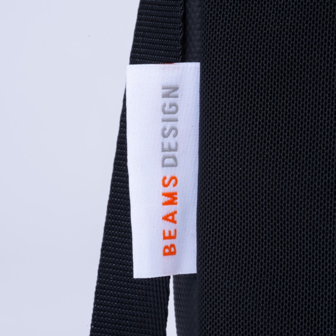 BEAMS DESIGNE LASTIC MESH ショルダーバッグ【BMMH0BS1】 ブラック