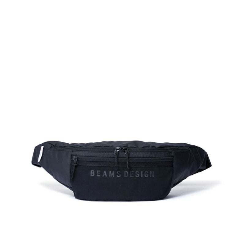 BEAMS DESIGN ELASTIC MESH ボディバッグ【BMMH0BS2】 ブラック