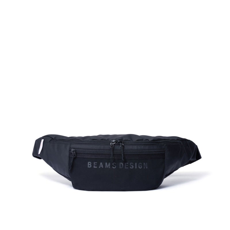 BEAMS DESIGN ELASTIC MESH ボディバッグ【BMMH0BS2】 ブラック