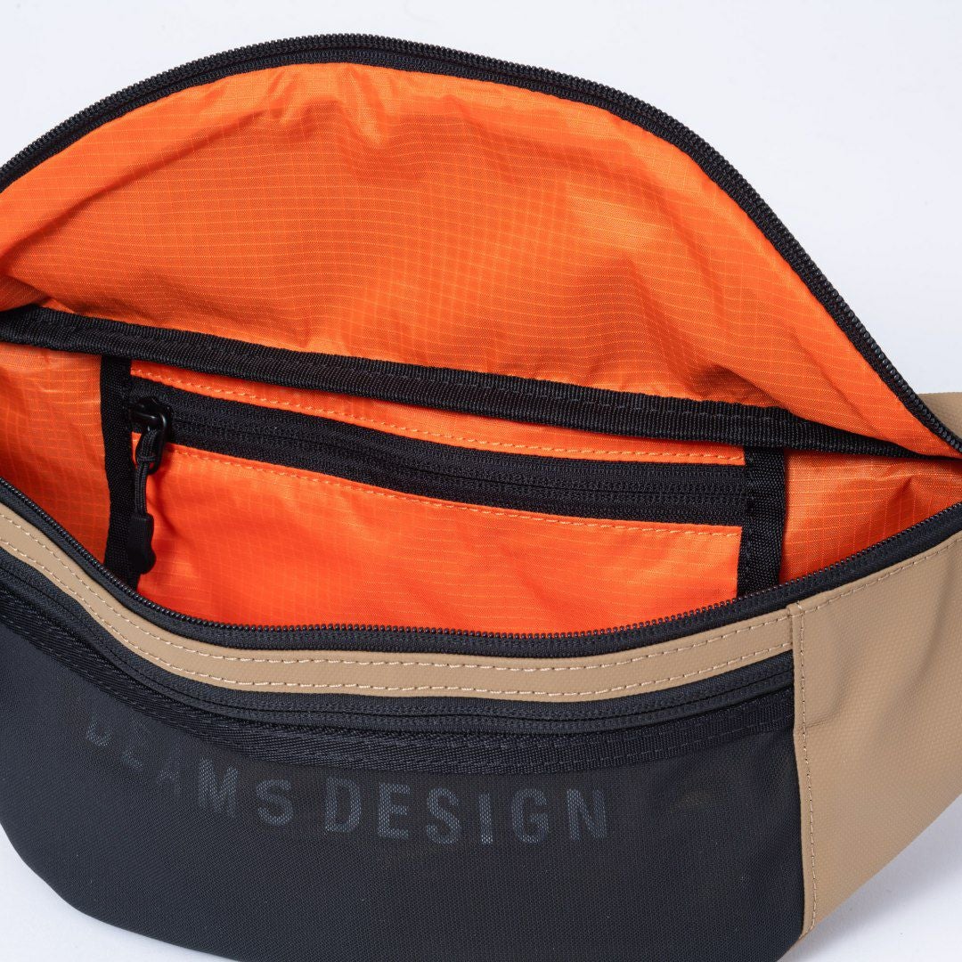 BEAMS DESIGN ELASTIC MESH ボディバッグ 商品｜THE BAGMANIA