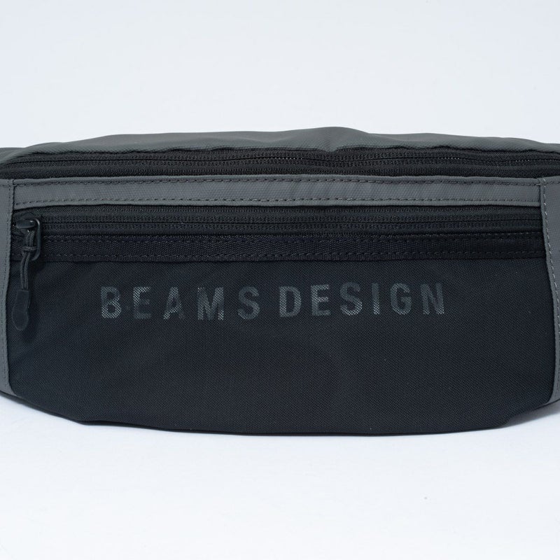 BEAMS DESIGN ELASTIC MESH ボディバッグ【BMMH0BS2】 グレー