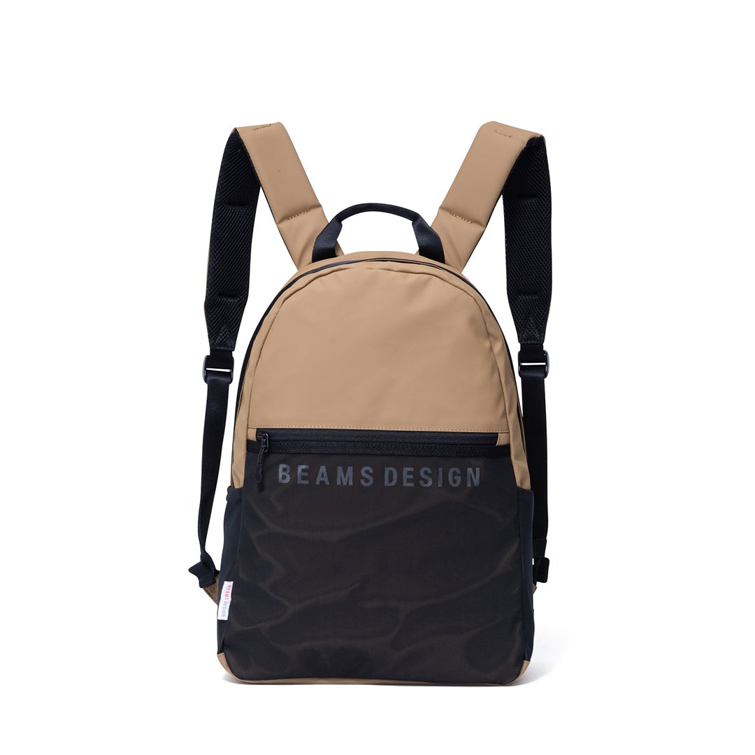 BEAMS DESIGNE LASTIC MESH バックパック【BMMH0BR1】 サンドベージュ