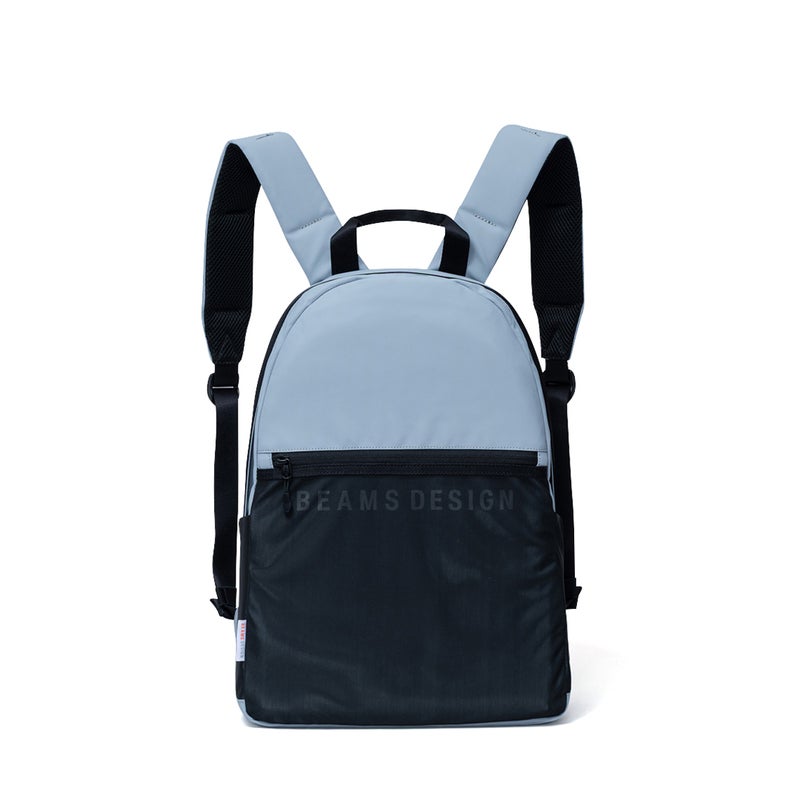 BEAMS DESIGNE LASTIC MESH バックパック【BMMH0BR1】 ライトグレー