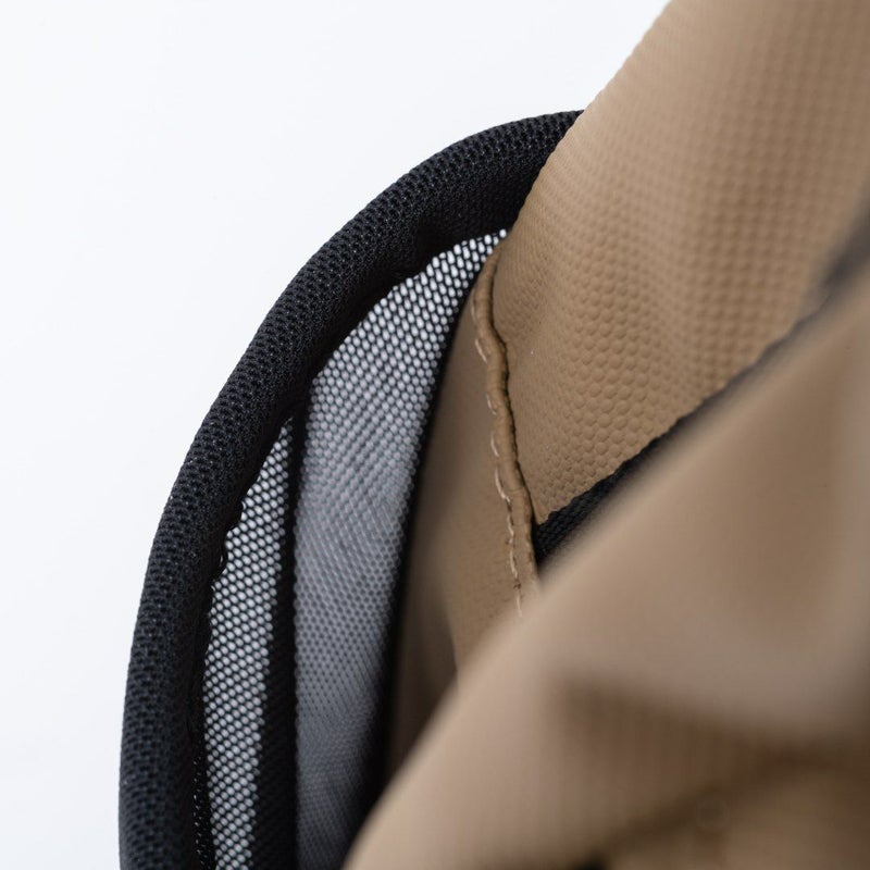 BEAMS DESIGN ELASTIC MESH バックパック【BMMH0BR1】 サンドベージュ