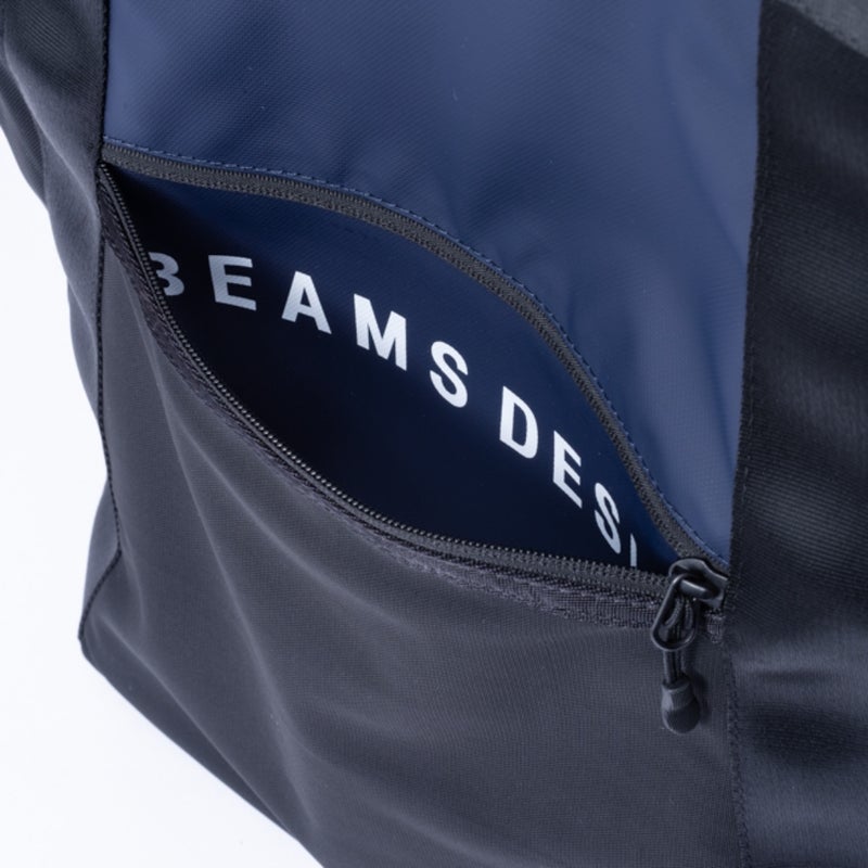 BEAMS DESIGNE LASTIC MESH 2WAYバックパック【BMMH0BR2】 ネイビー
