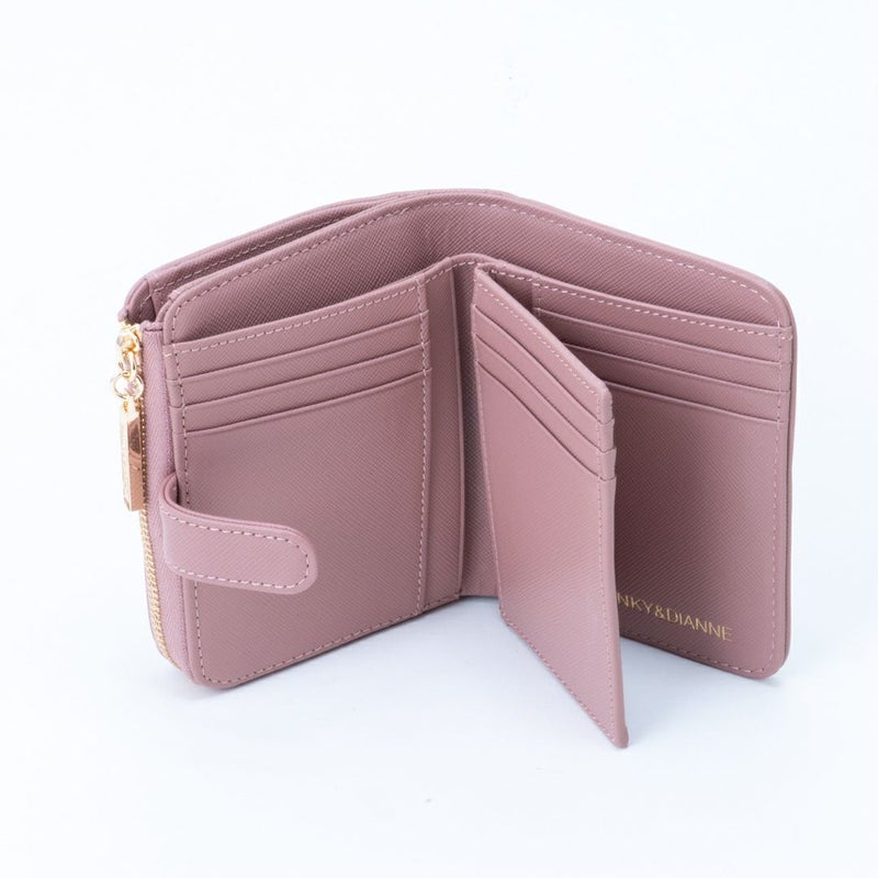 PINKY&DIANNE パドロック L字ファスナー折り財布