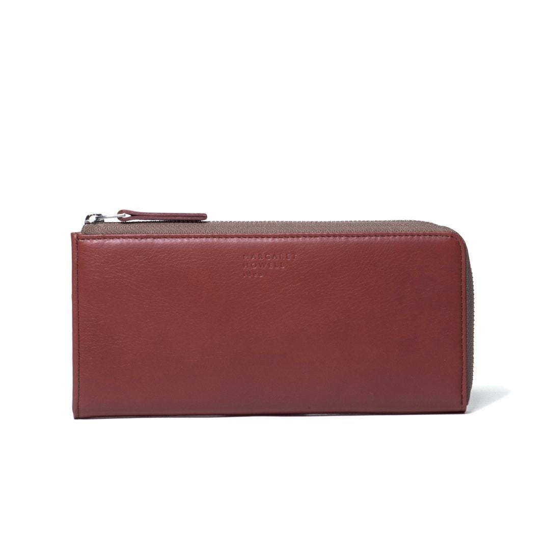 MARGARET HOWELL idea ダウナー L字ファスナー長財布 商品｜THE BAGMANIA