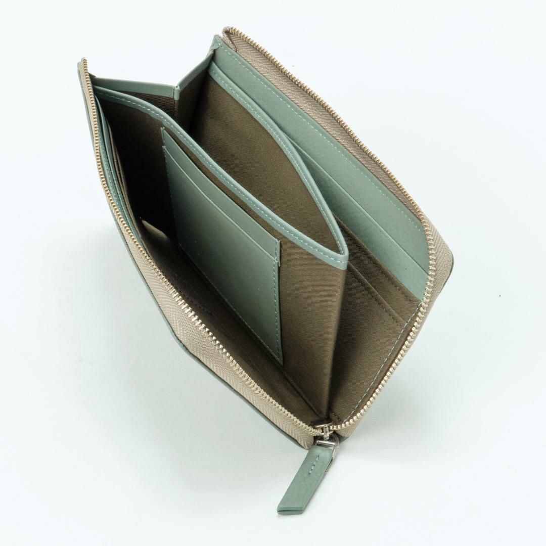 MARGARET HOWELL idea ダウナー L字ファスナー長財布 商品｜THE BAGMANIA