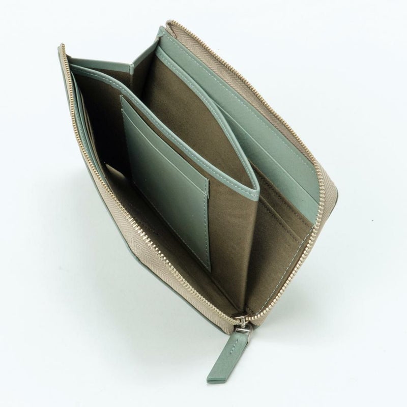 MARGARET HOWELL idea ダウナー L字ファスナー長財布