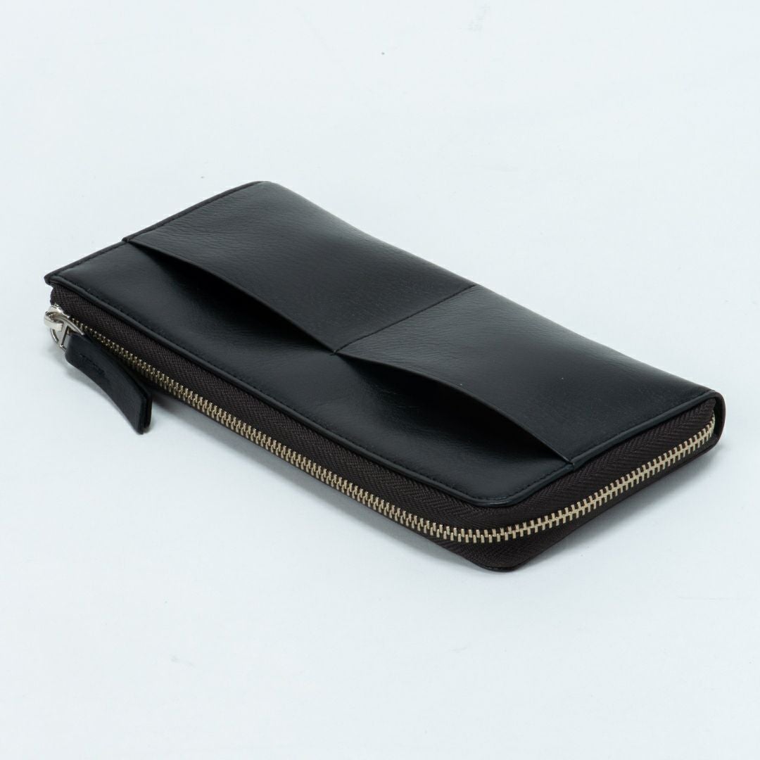 MARGARET HOWELL idea ダウナー L字ファスナー長財布 商品｜THE BAGMANIA