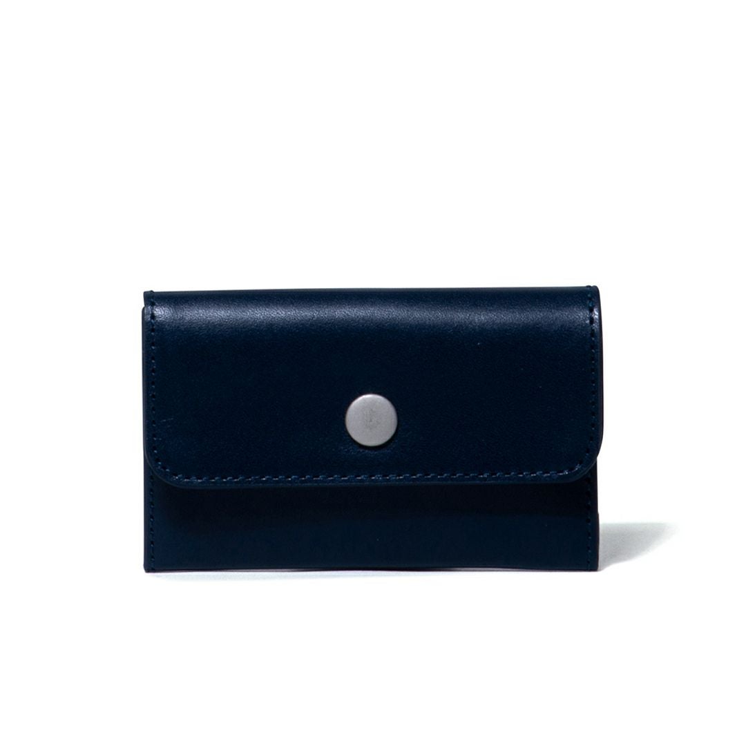 新品　本革　マーガレットハウエル　名刺入れ　パスケース　ネイビー　h3 MARGARET HOWELL idea スナップ 名刺入れ 商品｜THE BAGMANIA
