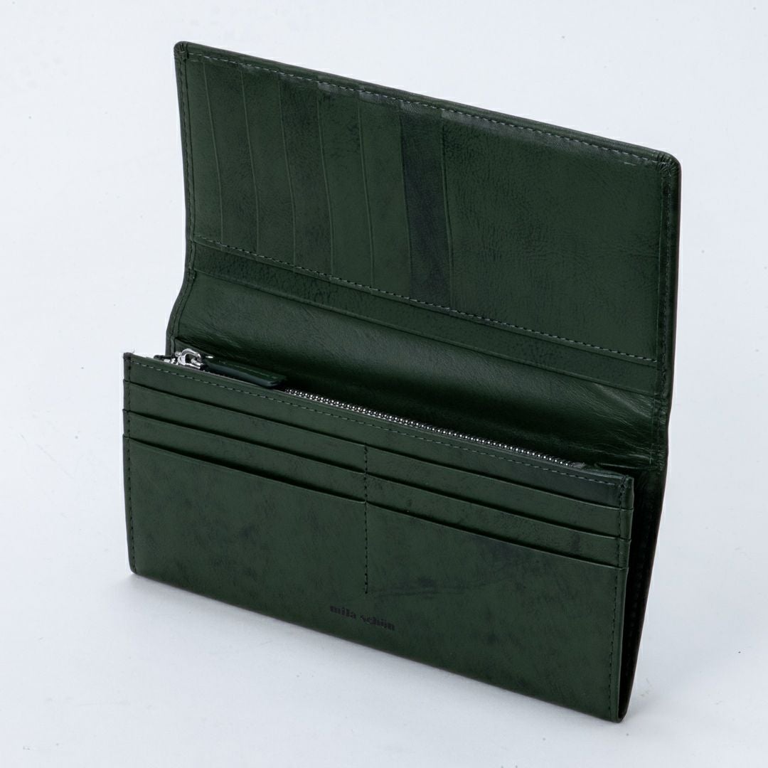 mila schon SHADOW SMOOTH かぶせ型長財布 商品｜THE BAGMANIA