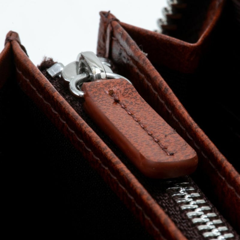 mila schon SHADOW SMOOTH ラウンドファスナー長財布 ブラウン