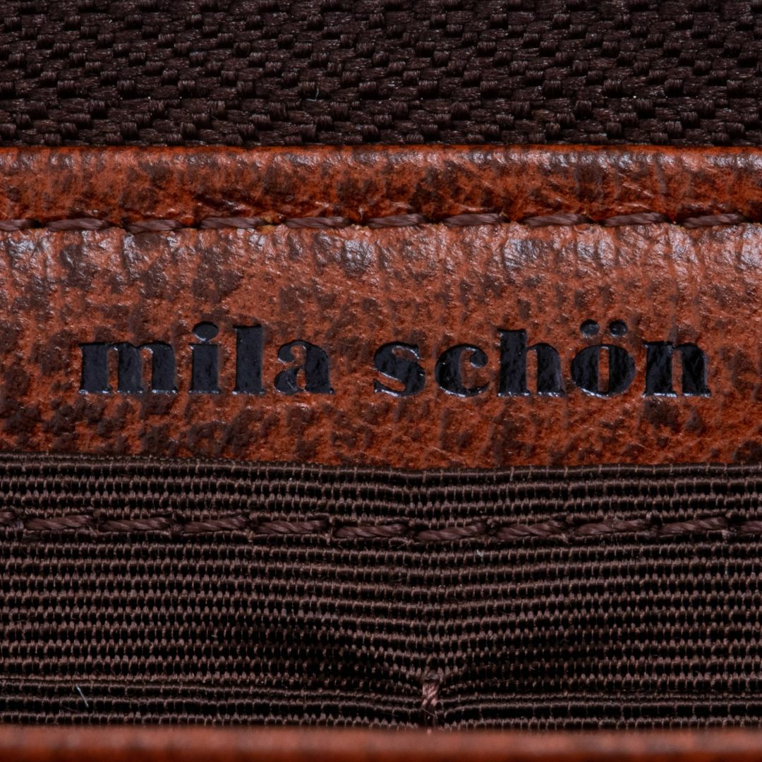 mila schon SHADOW SMOOTH ラウンドファスナー長財布 ブラウン