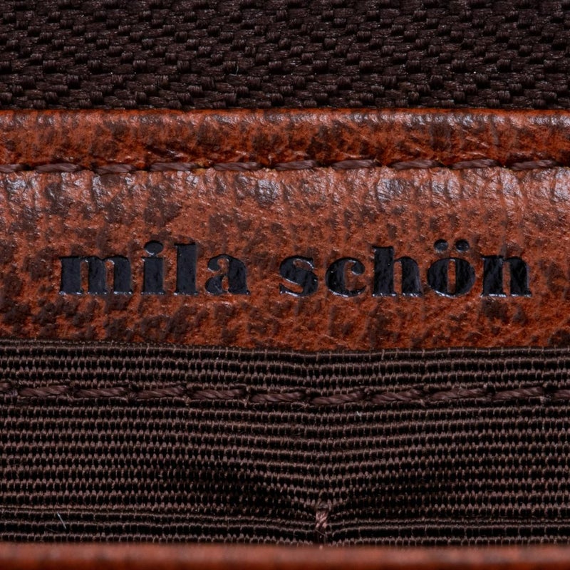 mila schon SHADOW SMOOTH ラウンドファスナー長財布 ブラウン
