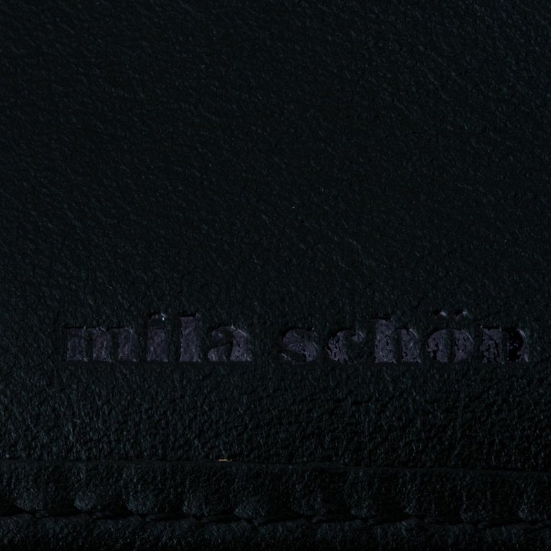 mila schon SHADOW SMOOTH 小銭入れ付き折り財布 ブラック