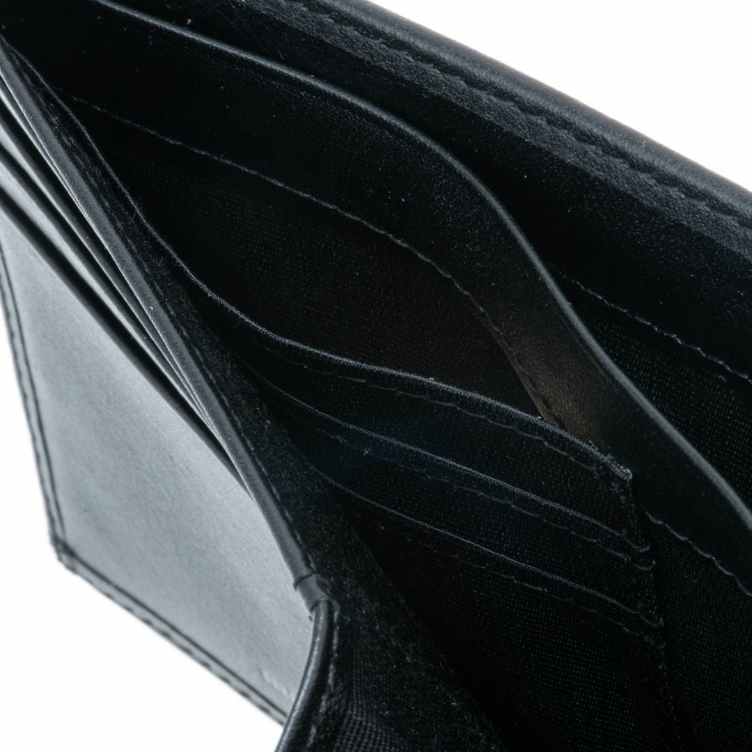 mila schon SHADOW SMOOTH 小銭入れ付き折り財布 ブラック