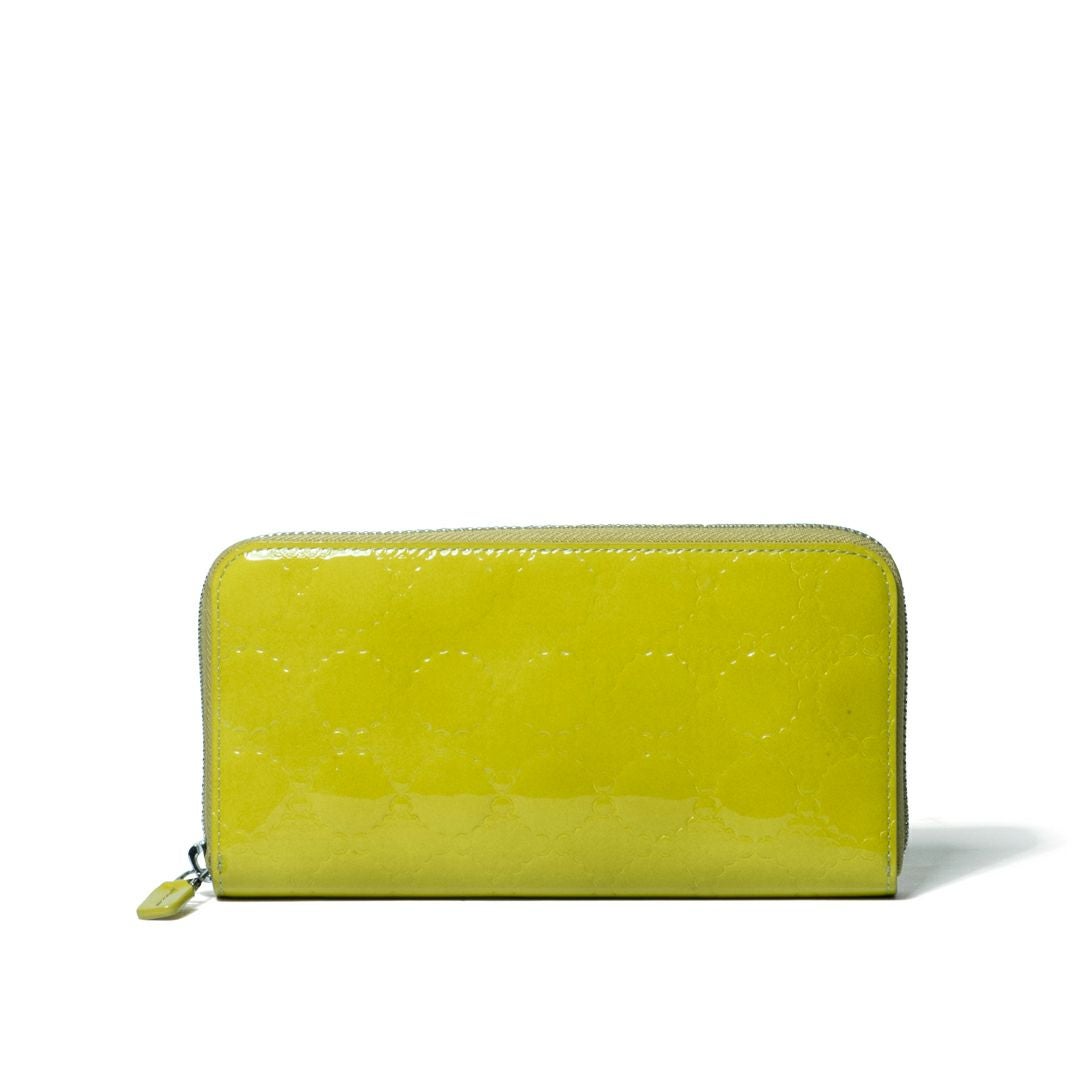 SHiME FLOWER アジネスエナメル ラウンドファスナー長財布 商品｜THE