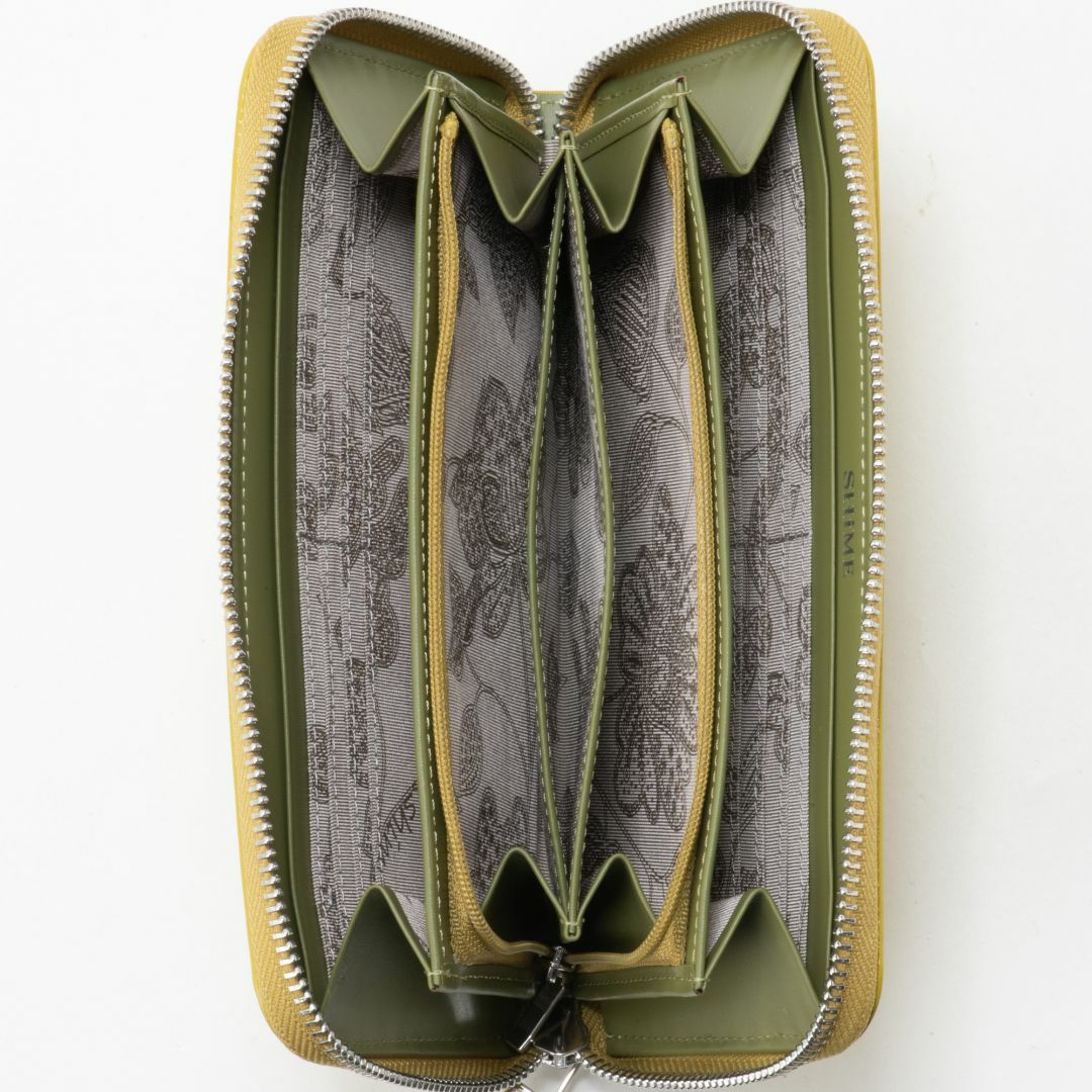 SHiME FLOWER アジネスエナメル ラウンドファスナー長財布 商品｜THE