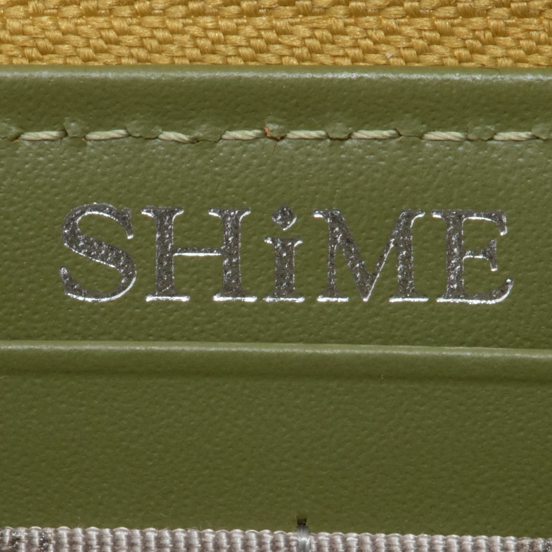 SHiME FLOWER アジネスエナメル ラウンドファスナー長財布