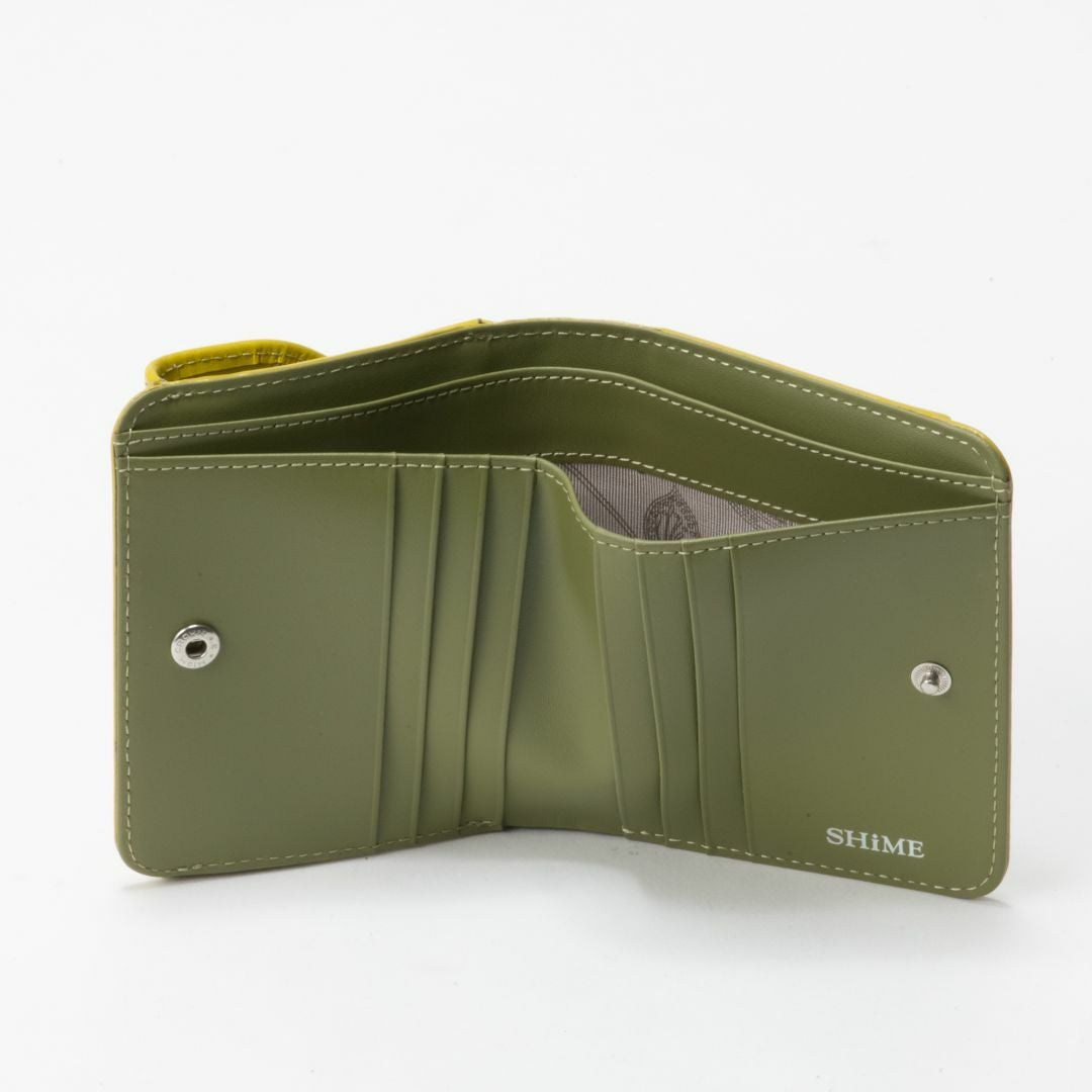 SHiME FLOWER アジネスエナメル 折り財布 商品｜THE BAGMANIA