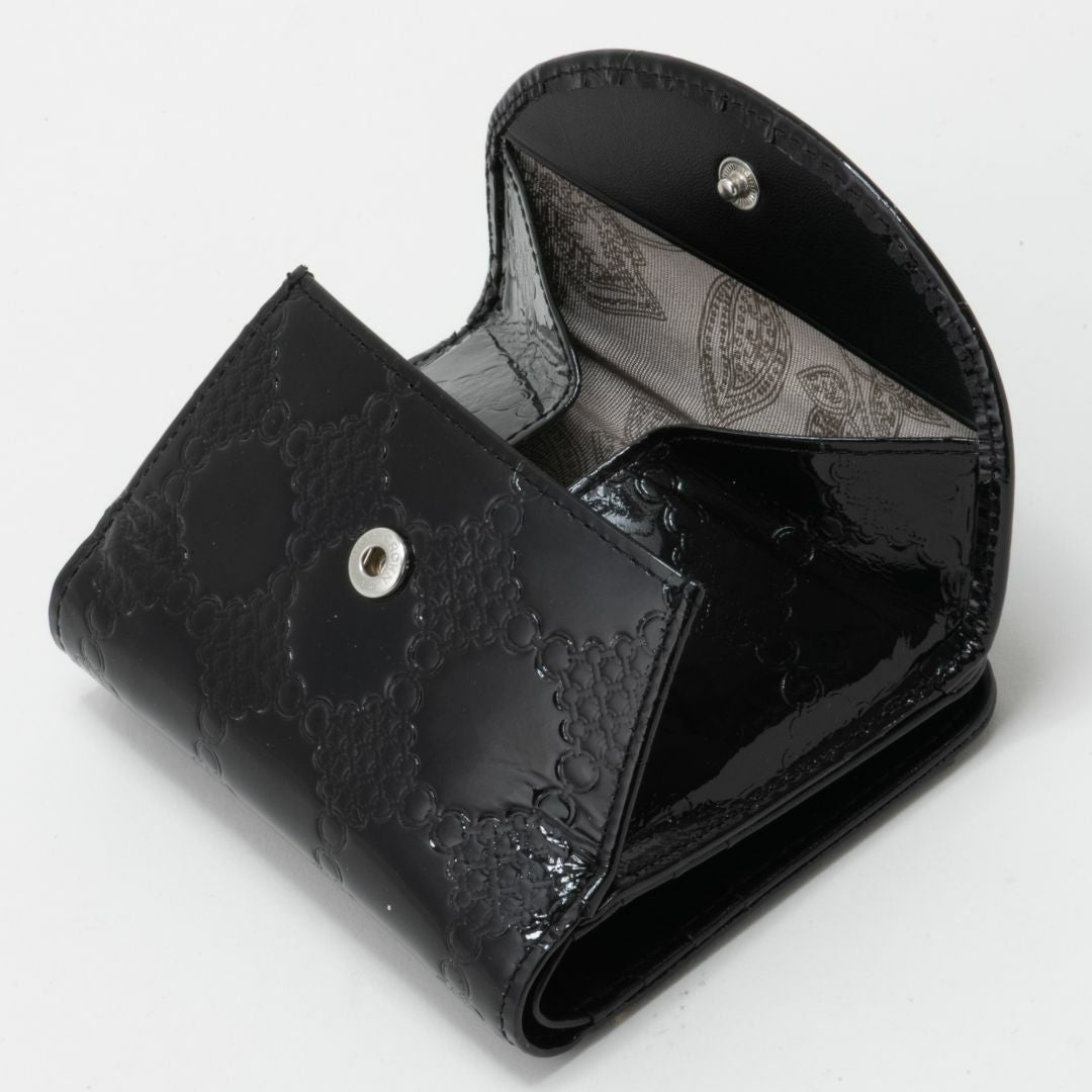 SHiME FLOWER アジネスエナメル 折り財布 商品｜THE BAGMANIA