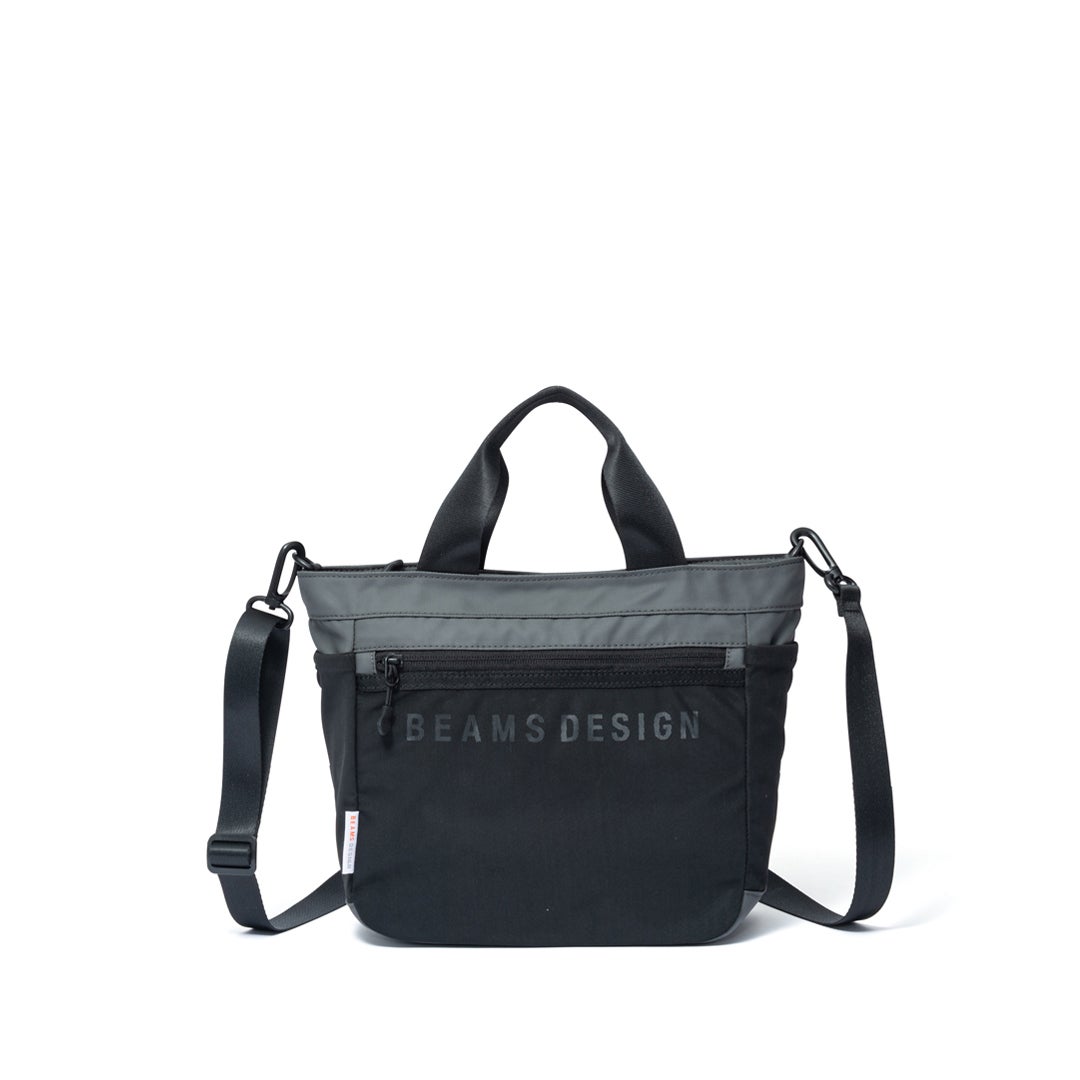 BEAMS DESIGNE LASTIC MESH 2WAYトートバッグ【BMMH0BT2】 グレー