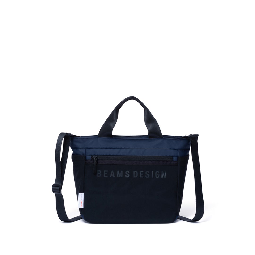 BEAMS DESIGNE LASTIC MESH 2WAYトートバッグ【BMMH0BT2】 ネイビー