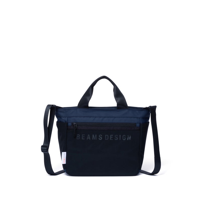 BEAMS DESIGNE LASTIC MESH 2WAYトートバッグ【BMMH0BT2】 ネイビー