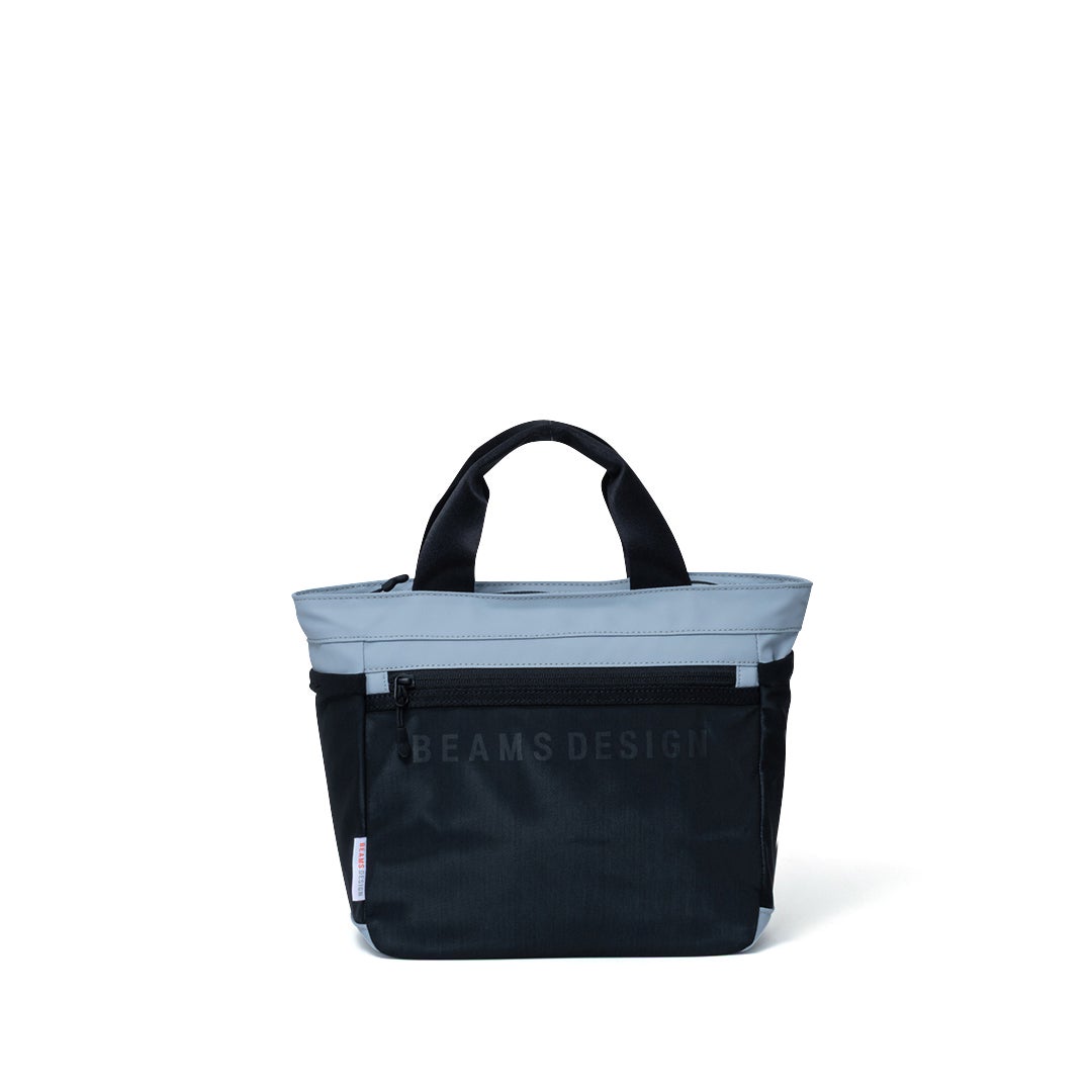 BEAMS DESIGNE LASTIC MESH 2WAYトートバッグ【BMMH0BT2】 ライトグレー