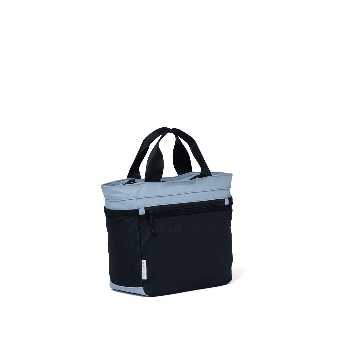 BEAMS DESIGNE LASTIC MESH 2WAYトートバッグ【BMMH0BT2】 ライトグレー
