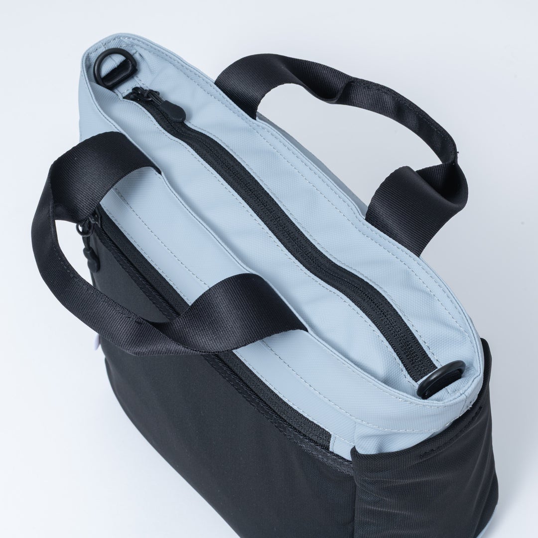 BEAMS DESIGNE LASTIC MESH 2WAYトートバッグ【BMMH0BT2】 ライトグレー