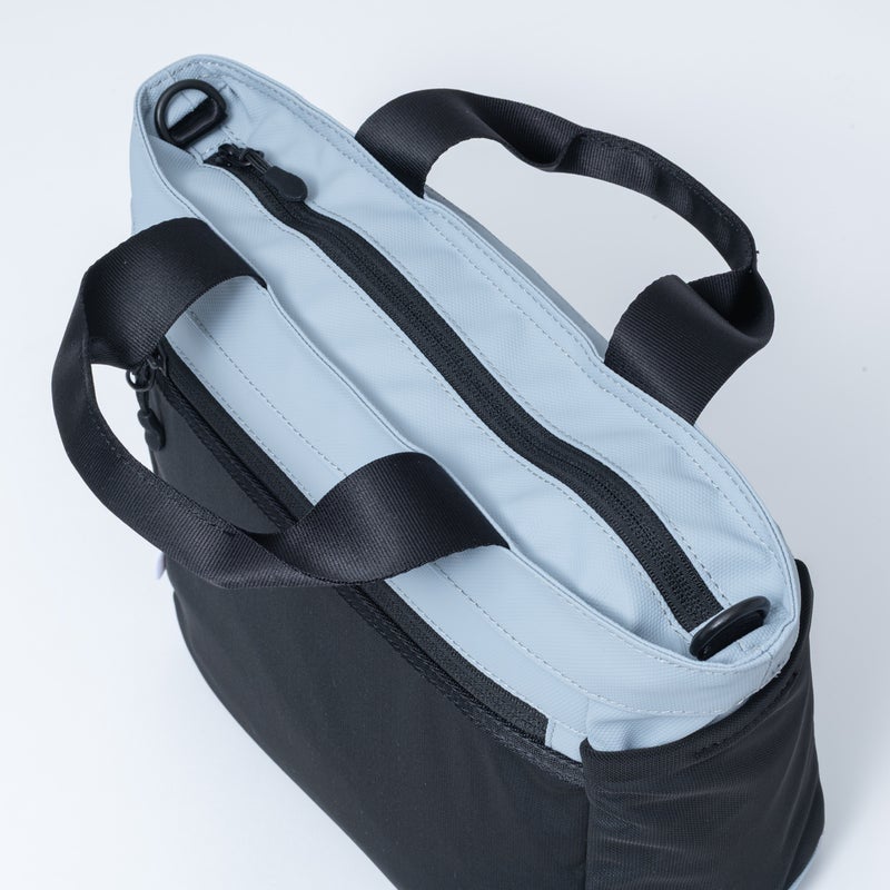 BEAMS DESIGNE LASTIC MESH 2WAYトートバッグ【BMMH0BT2】 ライトグレー