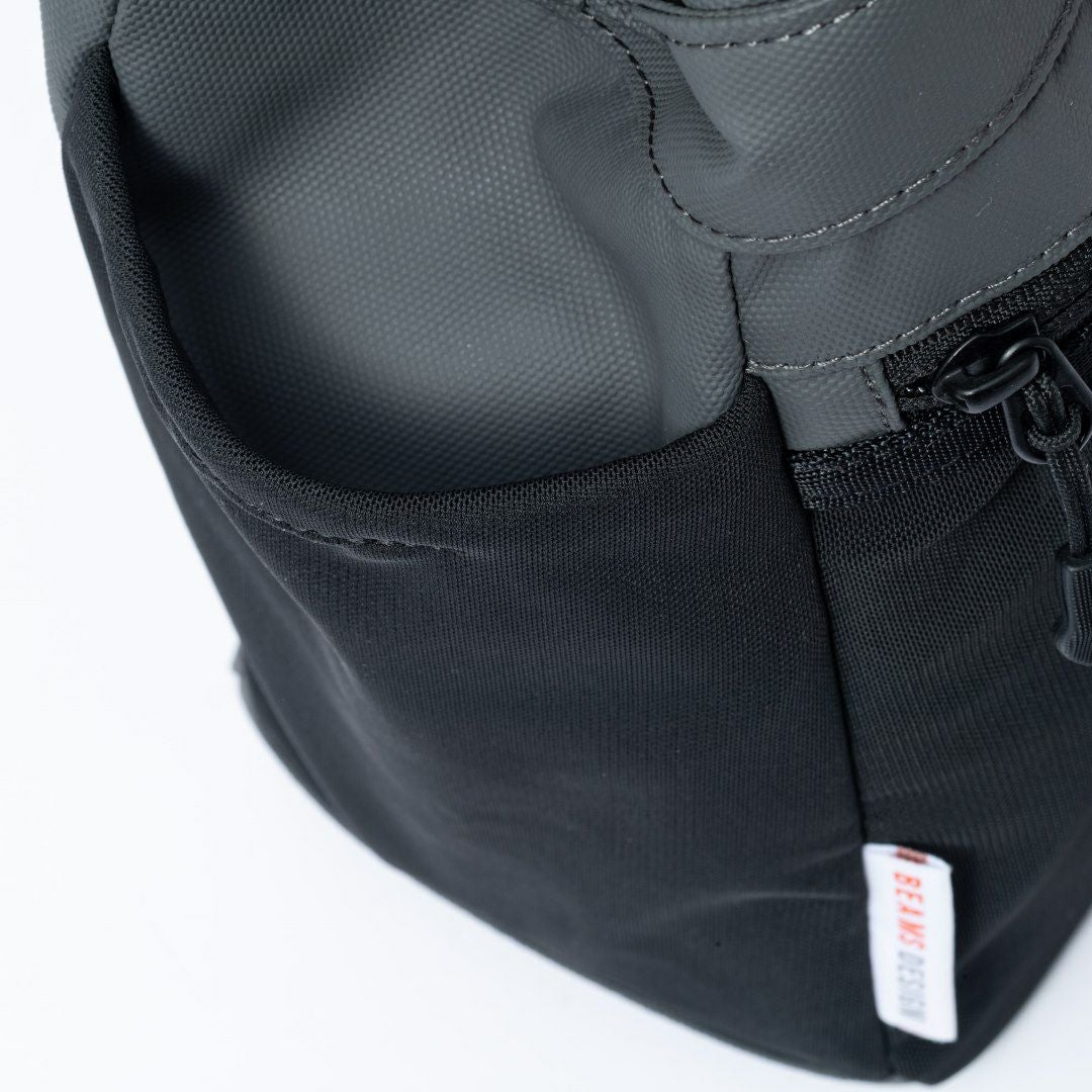 BEAMS DESIGN ELASTIC MESH 2WAYトートバッグ グレー