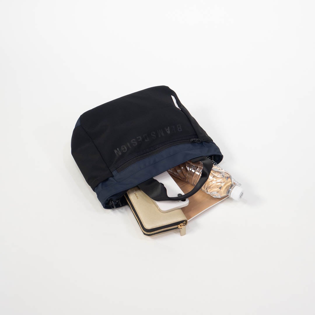 BEAMS DESIGNE LASTIC MESH 2WAYトートバッグ【BMMH0BT2】