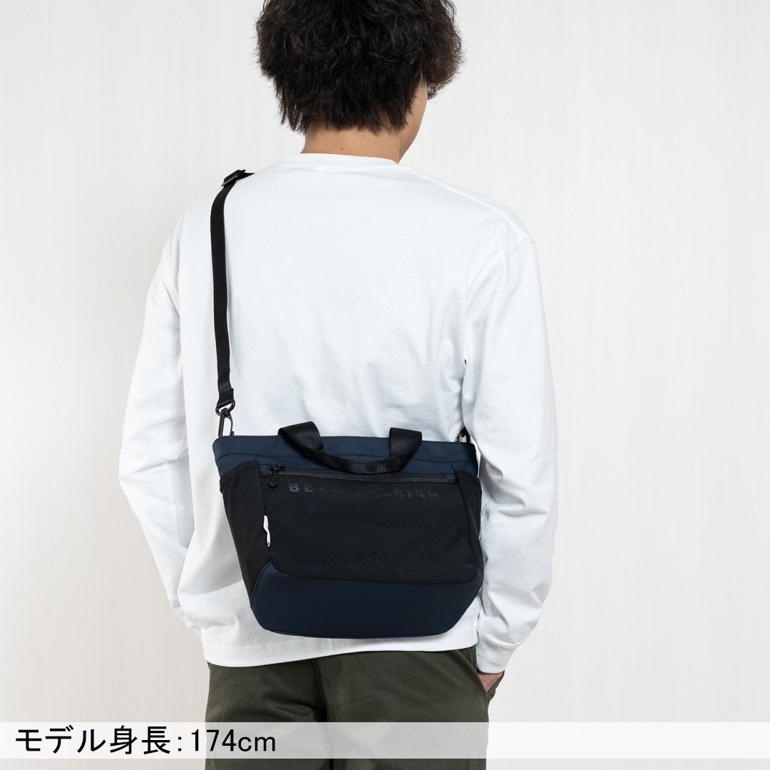 BEAMS DESIGNE LASTIC MESH 2WAYトートバッグ【BMMH0BT2】