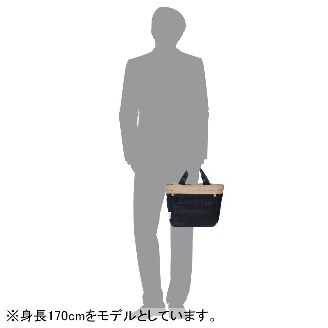 BEAMS DESIGNE LASTIC MESH 2WAYトートバッグ【BMMH0BT2】