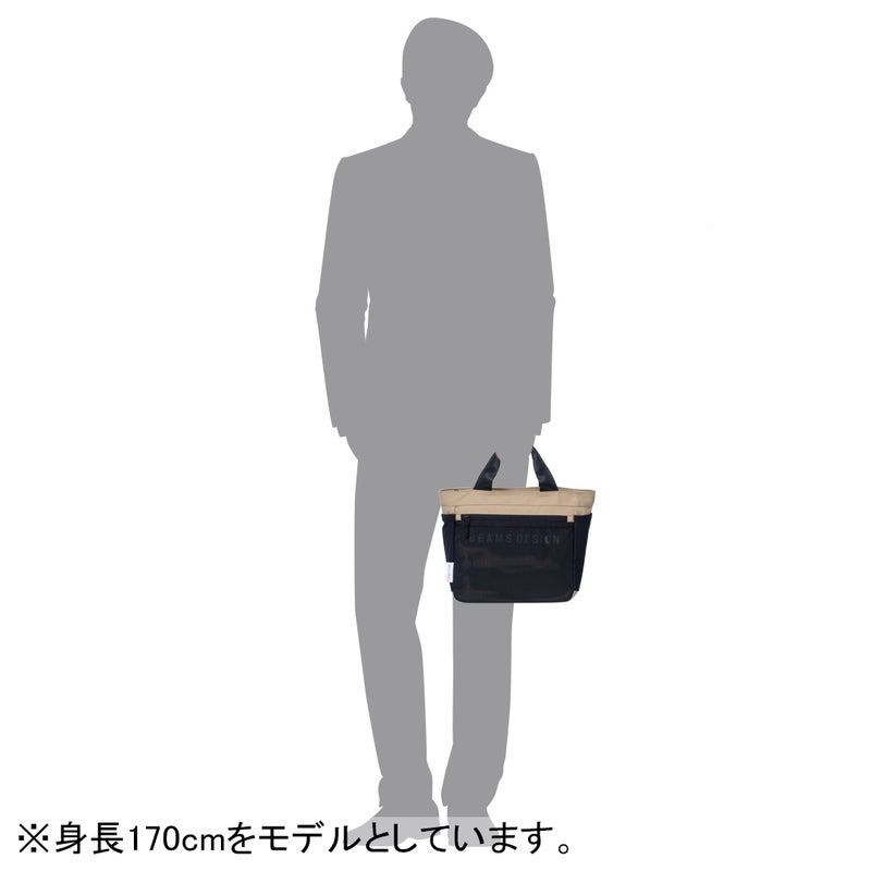 BEAMS DESIGNE LASTIC MESH 2WAYトートバッグ【BMMH0BT2】