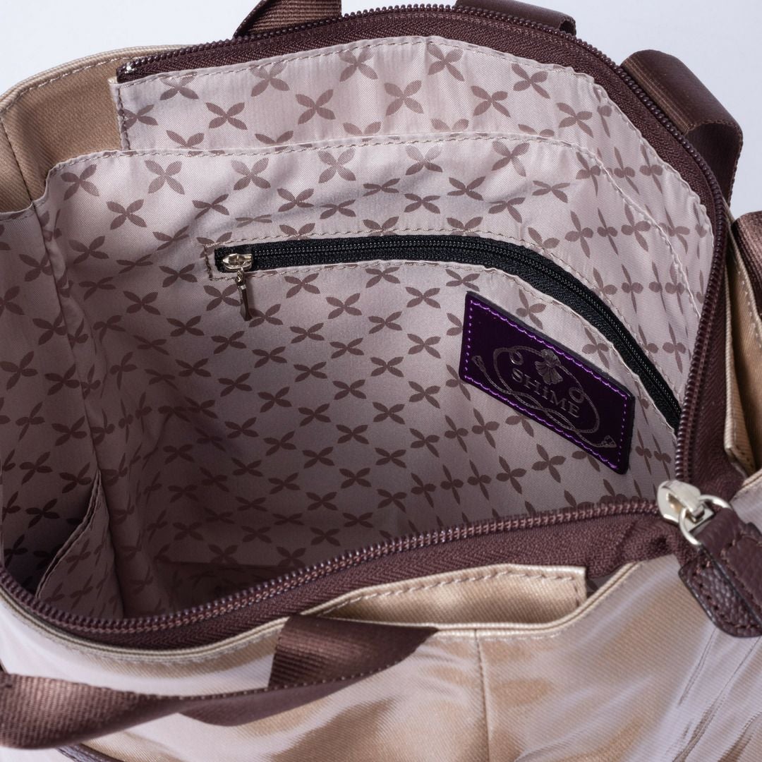 SHiME FLOWER ラークⅡ リュック ベージュ