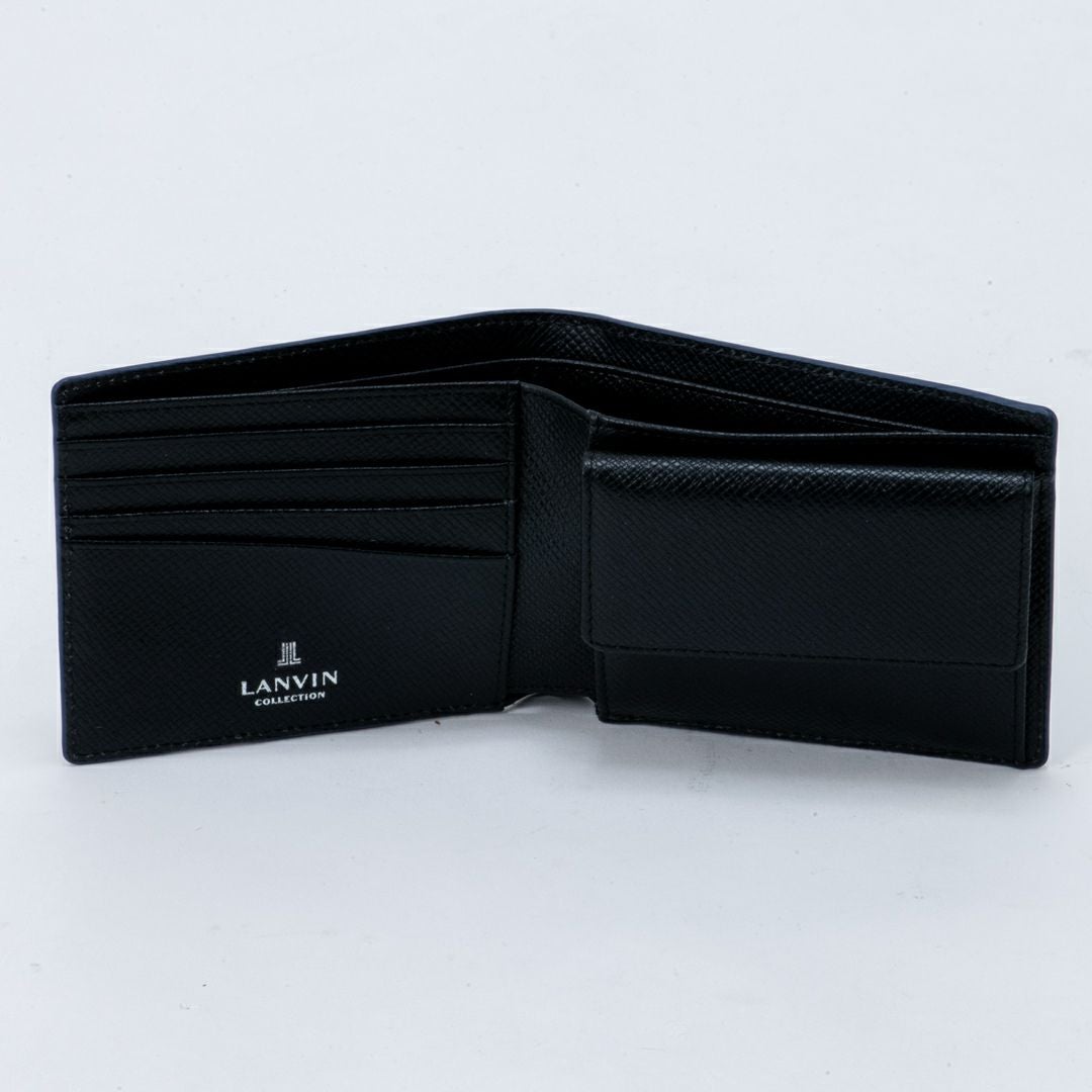LANVIN COLLECTION RHEIN 小銭入れ付き二つ折り財布 商品｜THE BAGMANIA